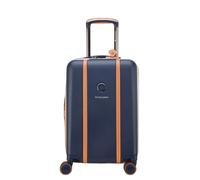 Delsey Paris Cadence 4 roulettes Trolley de cabine 55 cm avec soufflet d'extension bleu