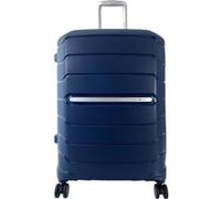 Samsonite Flux - Spinner M Extensible Suitcase, 68 cm, 85 L, Bleu (Bleu Marine)