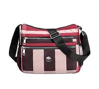 Valise Fashion Fanny Color Sac banane imperméable en nylon Design personnalisé Sac banane mignon pour femme, Rouge, Taille unique, Sacs à dos de voyage