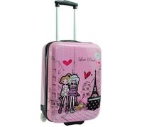 Valise filles rose Snowball coque rigide
