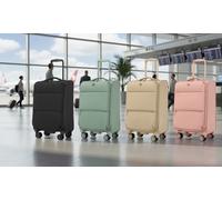 Valise format cabine coque souple : Vert