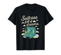 Valise Full of Dreams Travel Wanderlust Graphic T-Shirt