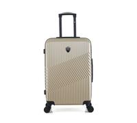 gentleman farmer - valise weekend abs/pc peter 4 roues 65 cm - beige beige