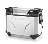 Valise Givi TREKKER OUTBACK EVO SMART 37 LITRES (COTE GAUCHE) SANS BARILLET - Anodisé