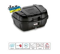 Valise GIVI TRK52BB TREKKER MONOKEY Complètement Noire 52 LT Black Light