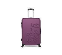 - valise grand format abs eleonor 4 roues 75 cm - prune