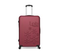 Valise Grand Format ABS ELEONOR 4 Roues - rouge - LPB LUGGAGE 75x47x29cm