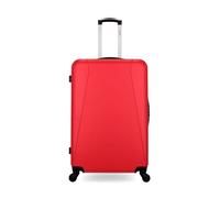 HERO - Valise Grand Format ABS LANZAROTE 75 cm 4 Roues Rouge