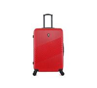 - valise grand format abs/pc peter 4 roues 75 cm - rouge