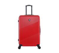 - valise grand format abs/pc peter 4 roues 75 cm - rouge