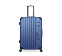 Valise Grand Format ABS PORTER 4 Roues - bleu - GENTLEMAN FARMER 75x47x29cm