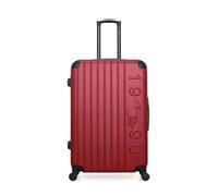 - valise grand format abs porter 4 roues 75 cm - bordeaux