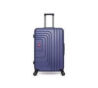 swiss kopper - valise grand format abs rüti 4 roues 75 cm - marine marine