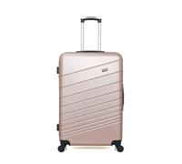 Valise Grand Format ABS TIGRE 4 Roues - rose - WAVE PARIS 75x47x29cm