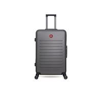 - valise grand format abs wil 4 roues 75 cm - gris fonce