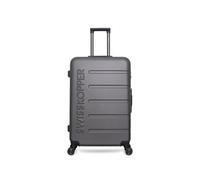 swiss kopper - valise grand format aigle 75 cm 4 roues - gris fonce gris fonce