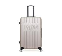 gentleman farmer - valise grand format abs archie 4 roues 75 cm - beige beige