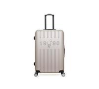 gentleman farmer - valise grand format abs archie 4 roues 75 cm - beige beige