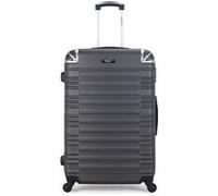 BLUESTAR - Valise Grand Format ABS LIMA 4 Roues 75 cm Gris