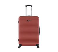 bluestar - valise grand format abs brazilia 4 roues 75 cm - terracotta terracotta
