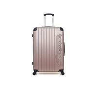 american travel - valise grand format abs budapest 4 roues 75 cm - rose dore rose dore