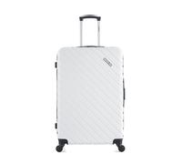 Valise Grand Format CITE 4 Roues - blanc - BLUESTAR 75x47x29cm