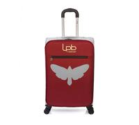 Valise Grand Format CLARA 78 cm 4 Roues - rouge - LPB LUGGAGE 78x45x27cm