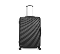 Valise Grand Format DANUBE 4 Roues - noir - WAVE PARIS 75x47x29cm