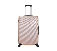 Valise Grand Format DANUBE 4 Roues - rose - WAVE PARIS 75x47x29cm