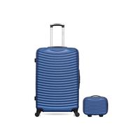 lot de 2 - valise grand format et vanity etna - marine marine