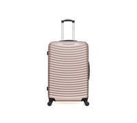 - valise grand format etna 75 cm 4 roues - rose dore