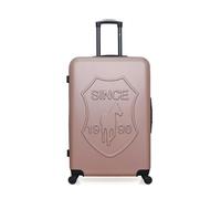 gentleman farmer - valise grand format abs damon 4 roues 75 cm - rose dore rose dore