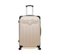 AMERICAN TRAVEL - VALISE GRAND FORMAT ABS HARLEM-A 4 ROUES 70 CM Beige