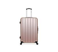 - valise grand format himalaya 75 cm 4 roues - rose dore