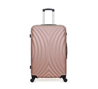 HERO - Valise Grand Format ABS LAGOS 75 cm 4 Roues Rose