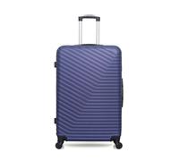 Valise Grand Format LENA 4 Roues - bleu - WAVE PARIS 75x47x29cm