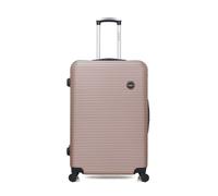 bluestar - valise grand format abs london 4 roues 75 cm - rose dore rose dore