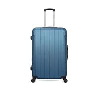 BLUESTAR - Valise Grand Format ABS NAPOLI 4 Roues 75 cm Bleu