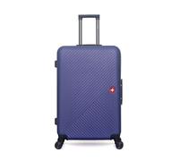 Valise Grand Format SPIEZ 4 Roues - bleu - SWISS KOPPER 75x47x29cm