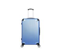 - valise grand format tage 75 cm 4 roues - bleu dore