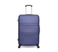 HERO - Valise Grand Format ABS UTAH 75 cm 4 Roues Bleu