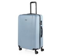 ITACA - Valise Grande Taille 23Kg Rigide Spacieuse XL pour Soute Avion Ultra Résistante avec Cadenas à Combinaison Idéale pour Voyages Longs Et Moyens Séjours., Bleu Clair