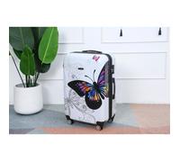 Valise Grande Taille 75cm en Polycarbonate Incassable | Valise CELIMS | Ultra-Résistant | Cadenas TSA | 8 Roulettes 360 | Blanc