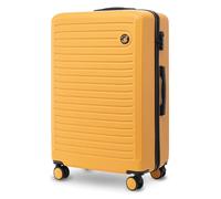Wings COOT Valise de voyage rigide en ABS + avec serrure à combinaison et roulettes doubles à 360° - Grande valise L 97L stable et légère