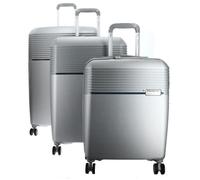 Valise Hedgren Stripe Nest Set L Silver [263167] - Bagage vendu seul