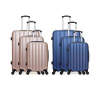 - valise weekend abs himalaya 65 cm 4 roues - beige