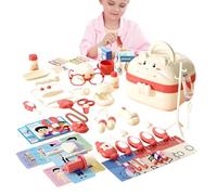 Valise Jouet - Jeu de rôle pour - Kit de Docteur interactif avec Son et éclairage - Jouet éducatif pour Anniversaire d'enfant - Jouet créatif pour Fille - Salle de Jeux Re
