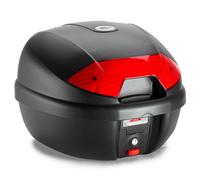Valise Kappa ML 30 Lts k30 Noir Base-N C-Catad Rouge Cas de Monolock pour