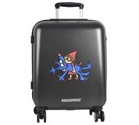 Valise trolley gris foncé avec le petit chaperon rouge modèle besukao -