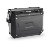Valise Latérale Droite KAPPA K’VOYAGER En Aluminium Noir Sculptee 33L